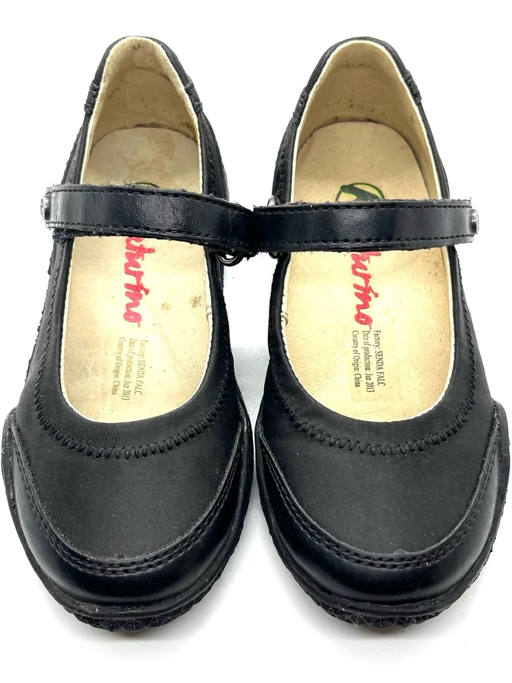 Naturino Black Girls' Mary Jane School Shoe euro 26
